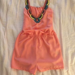Coral romper